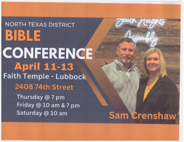 North Texas District Bible Conference